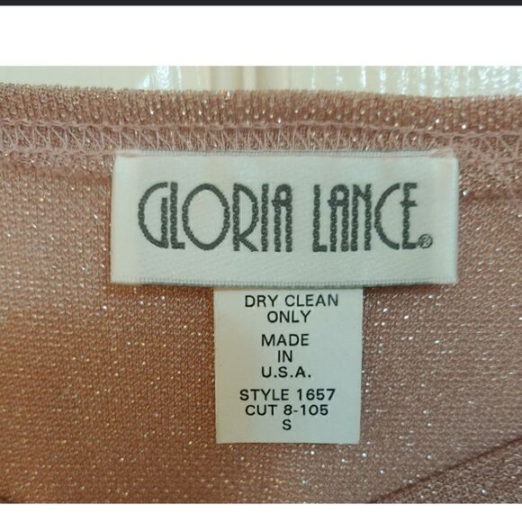 Women's 3/4 Length Sleeves Top with Sparkle Material by Gloria Lance Small EUC - Picture 3 of 5